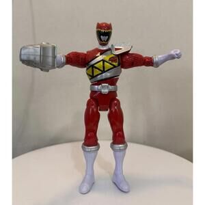 Bandai Power Rangers Dino Charge Double Strike Red Ranger 7” Action Figure